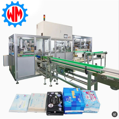 खरीदें 16.5KW सैनिटरी पैड पैकिंग मशीन 380Vac डायपर पैकिंग मशीन online manufacture