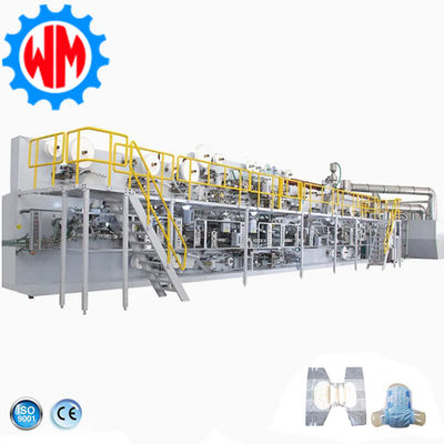 खरीदें High-Performance Full Servo Adult Diaper Making Machine for Large-Scale Production Needs ऑनलाइन निर्माण
