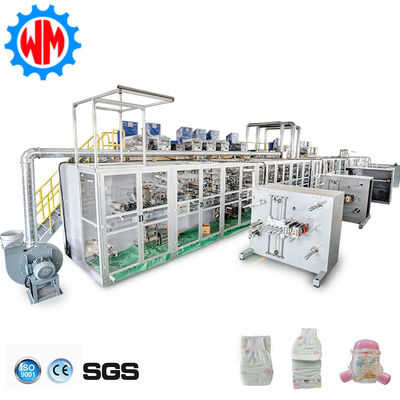 खरीदें 800Pcs/Min Full Servo Baby Diaper Making Machine Unstandard Customized CE ISO9001 Factory ऑनलाइन निर्माण