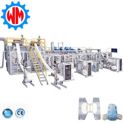 खरीदें 97% Qualified Rate With 250-450PCS/Min Adult Diaper Making Machine Professional Design ऑनलाइन निर्माण