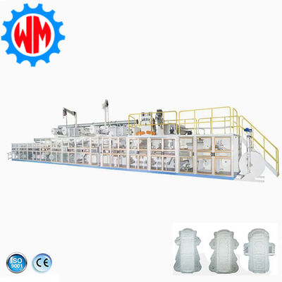 Quickly Switch Specifications Sanitay Pad Making Machine 5 Sizes Customized